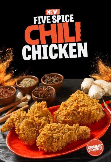 5 Spice - 3 PCS Chicken Meal